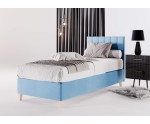 Hotelbett 90x200 cm, Einzebett für Pensionen, Kopfteil mit vertikaler Steppung, BRISTOL 2H Hotelbett 90x200 cm, Einzebett für Pensionen, Kopfteil mit vertikaler Steppung, BRISTOL 2H