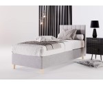 Hotelbett 90x200 cm, Einzebett für Pensionen, Kopfteil mit vertikaler Steppung, BRISTOL 2H Hotelbett 90x200 cm, Einzebett für Pensionen, Kopfteil mit vertikaler Steppung, BRISTOL 2H