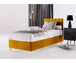 Hotelbett 120x200 cm, Einzebett für Pensionen, Kopfteil mit vertikaler Steppung, BRISTOL 2H Hotelbett 120x200 cm, Einzebett für Pensionen, Kopfteil mit vertikaler Steppung, BRISTOL 2H