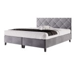 Doppelbett 160x200 cm, Hotelbett, Kopfteil mit Rauten-Steppung, BRISTOL 5H Doppelbett 160x200 cm, Hotelbett, Kopfteil mit Rauten-Steppung, BRISTOL 5H
