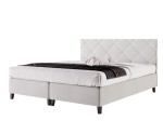Doppelbett 160x200 cm, Hotelbett, Kopfteil mit Rauten-Steppung, BRISTOL 5H Doppelbett 160x200 cm, Hotelbett, Kopfteil mit Rauten-Steppung, BRISTOL 5H