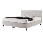 Hotelbett 180x200 cm, Doppelbett, Kopfteil mit Rauten-Steppung, BRISTOL 5H