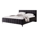 Elegantes Ehebett 200x200 cm für Schlafzimmer mit Stauraum und Lattenrost, Polsterbett IMPERIA S15