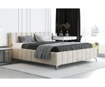 Elegantes Ehebett 200x200 cm für Schlafzimmer mit Stauraum und Lattenrost, Polsterbett IMPERIA S15