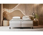 Hotelbett 100x200 cm auf Rädern, Gästebett, integrierte Taschenfederkernmatratze, HILTON 2
