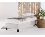 Hotelbett 100x200 cm auf Rädern, Gästebett, integrierte Taschenfederkernmatratze, HILTON 2