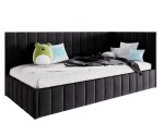 Polsterbett 100x200 cm, Jugendbett, Singlebett mit Bettkasten, ohne Matratze, DENIS SM 02 Polsterbett 100x200 cm, Jugendbett, Singlebett mit Bettkasten, ohne Matratze, DENIS SM 02