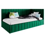 Polsterbett 100x200 cm, Jugendbett, Singlebett mit Bettkasten, ohne Matratze, DENIS SM 02 Polsterbett 100x200 cm, Jugendbett, Singlebett mit Bettkasten, ohne Matratze, DENIS SM 02
