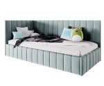 Polsterbett 100x200 cm, Jugendbett, Singlebett mit Bettkasten, ohne Matratze, DENIS SM 02 Polsterbett 100x200 cm, Jugendbett, Singlebett mit Bettkasten, ohne Matratze, DENIS SM 02