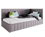 Polsterbett 100x200 cm, Jugendbett, Singlebett mit Bettkasten, ohne Matratze, DENIS SM 02 Polsterbett 100x200 cm, Jugendbett, Singlebett mit Bettkasten, ohne Matratze, DENIS SM 02
