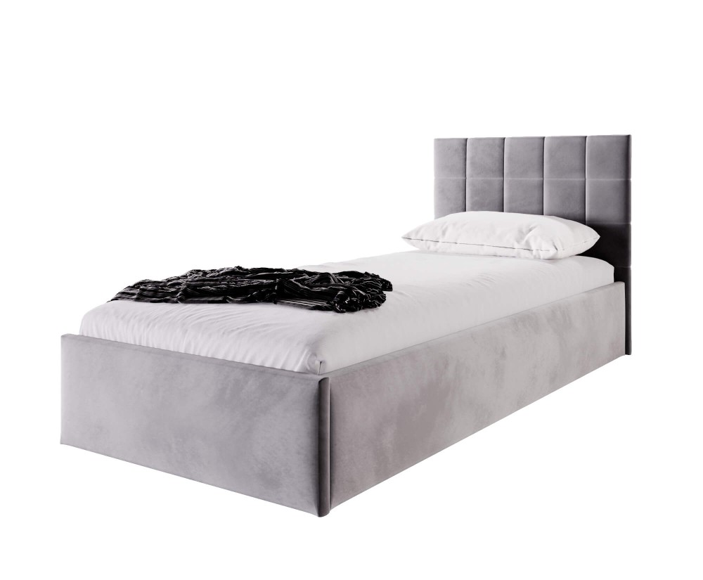 Jugendbett 100x200 cm für Dachschräge, Singlebett mit Bettkasten, Lattenrost mit Metallrahmen, DANIEL SM 02 Jugendbett 100x200 cm für Dachschräge, Singlebett mit Bettkasten, Lattenrost mit Metallrahmen, DANIEL SM 02