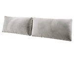 Rückenkissen 100x50 cm für Betten, Kissen - zweiteiliges Set