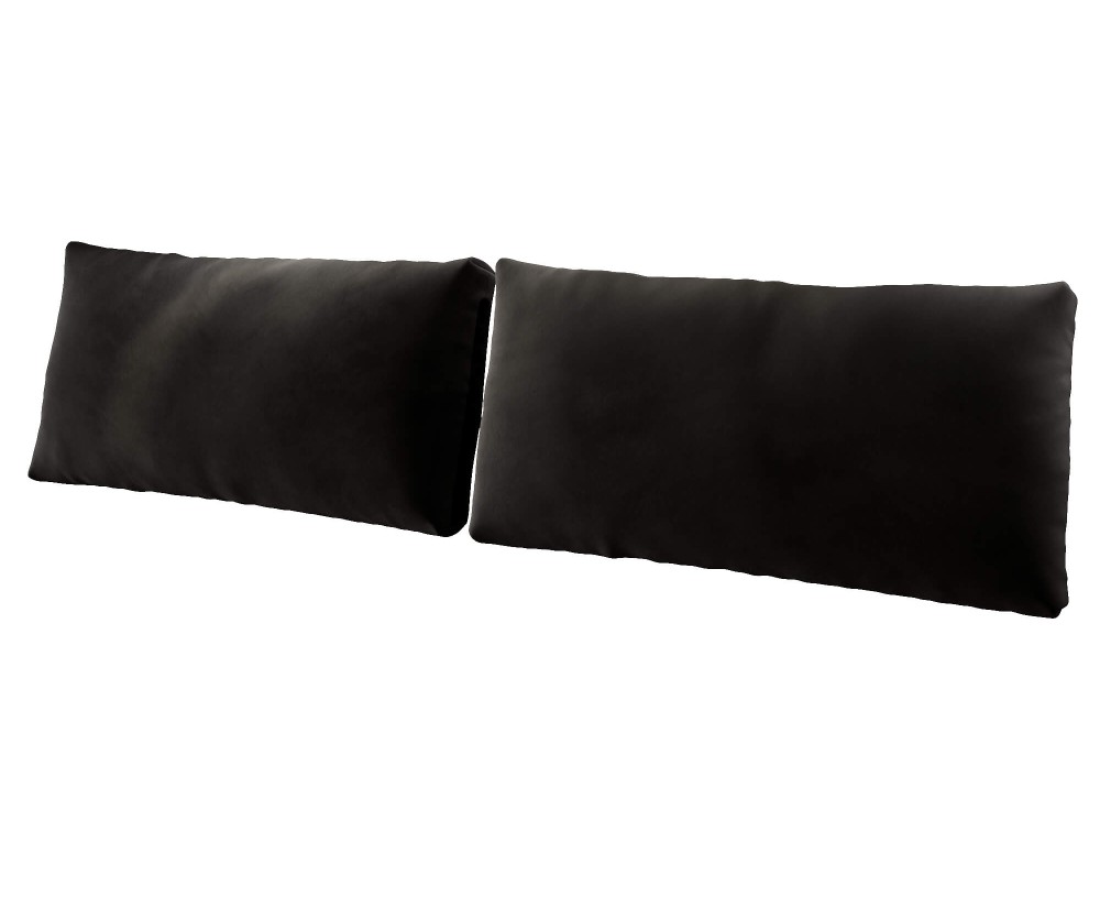 Rückenkissen 100x50 cm für Betten, Sitzkissen fürs Einzelbett, Kissen - zweiteiliges Set