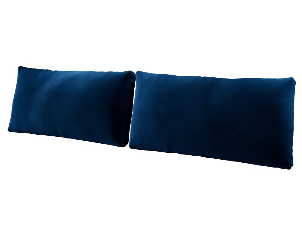 Rückenkissen 100x50 cm für Betten, Sitzkissen fürs Einzelbett, Kissen - zweiteiliges Set
