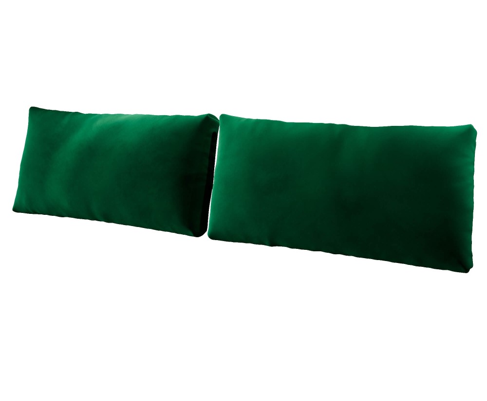 Rückenkissen 100x50 cm für Betten, Sitzkissen fürs Einzelbett, Kissen - zweiteiliges Set
