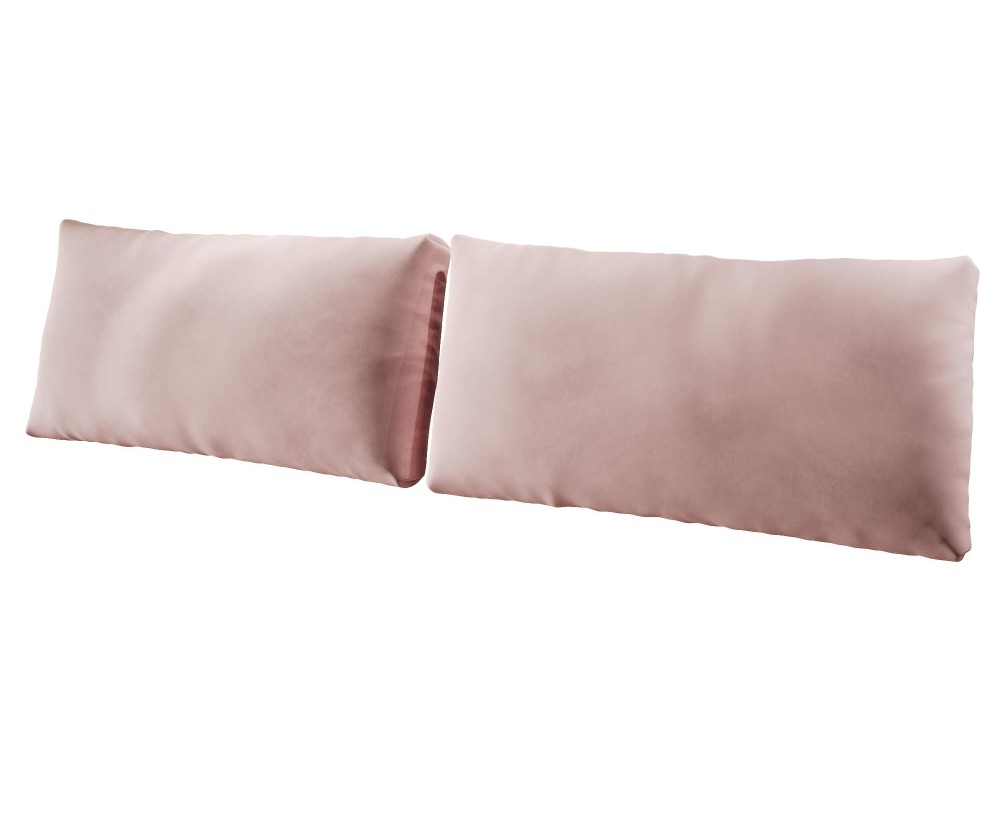 Rückenkissen 100x50 cm für Betten, Sitzkissen fürs Einzelbett, Kissen - zweiteiliges Set