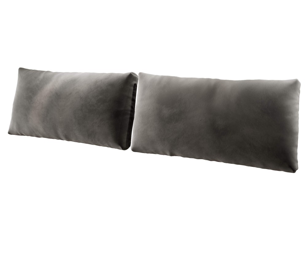 Rückenkissen 100x50 cm für Betten, Sitzkissen fürs Einzelbett, Kissen - zweiteiliges Set