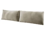 Rückenkissen 100x50 cm für Betten, Sitzkissen fürs Einzelbett, Kissen - zweiteiliges Set