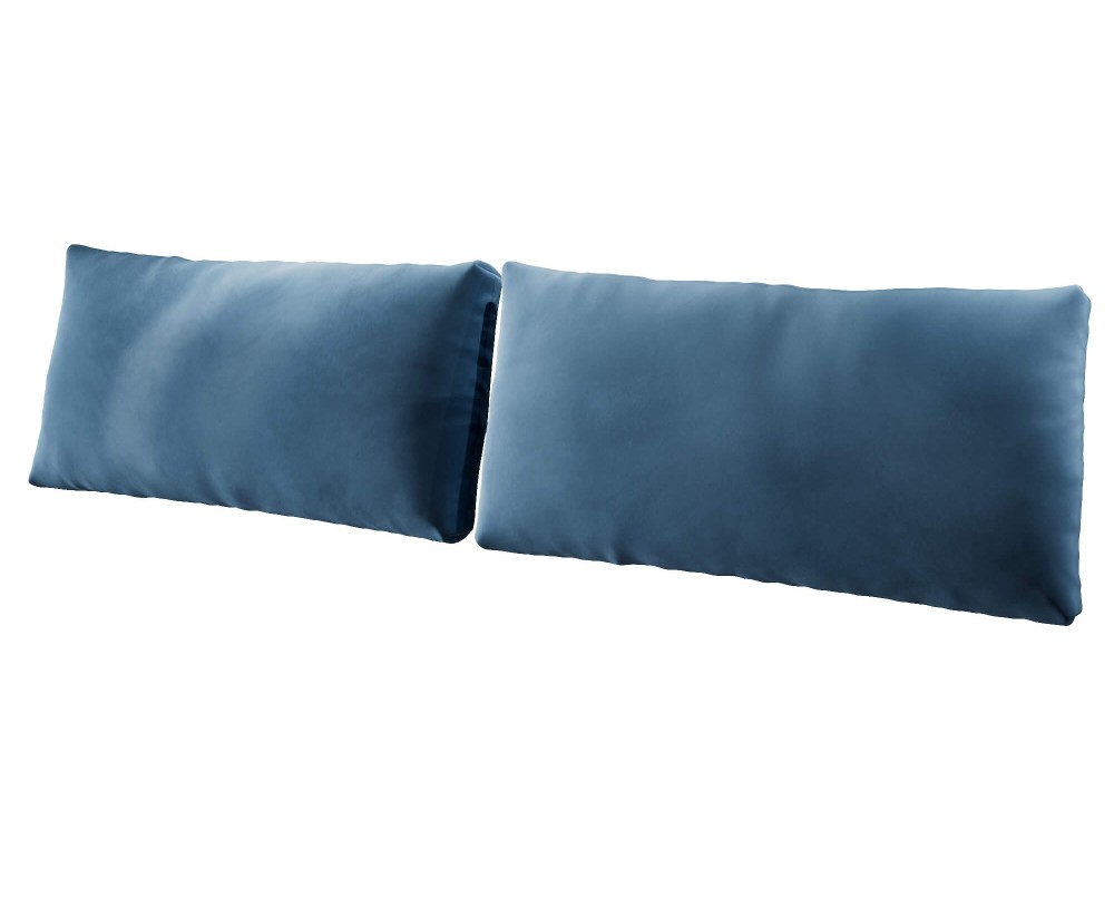 Rückenkissen 100x50 cm für Betten, Sitzkissen fürs Einzelbett, Kissen - zweiteiliges Set