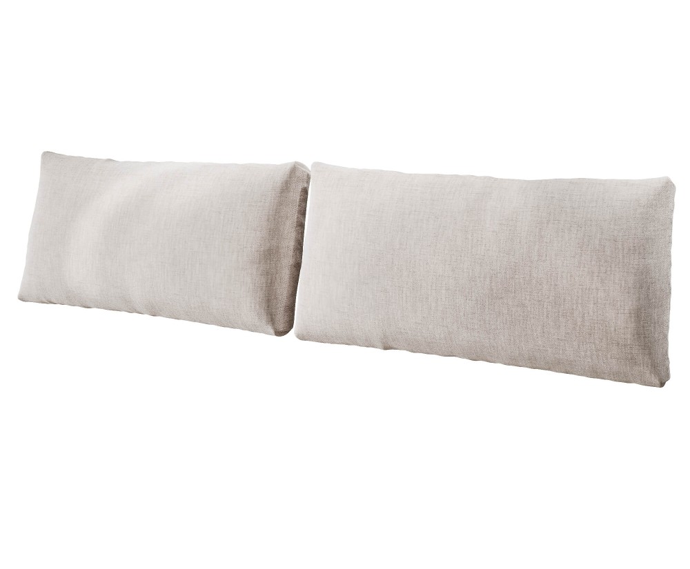 Rückenkissen 100x50 cm für Betten, Sitzkissen fürs Einzelbett, Kissen - zweiteiliges Set
