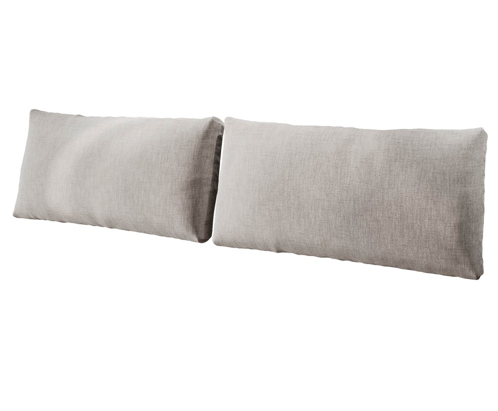 Rückenkissen 100x50 cm für Betten, Sitzkissen fürs Einzelbett, Kissen - zweiteiliges Set