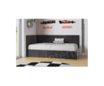 DYLAN SM 02 Einzelbett 90x200 cm, Jugendbett, Polsterbett mit Bettkasten, ohne Matratze