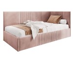 Designbett 120x200 cm, Jugendbett, Polsterbett mit Bettkasten, ohne Matratze, DYLAN SM 02