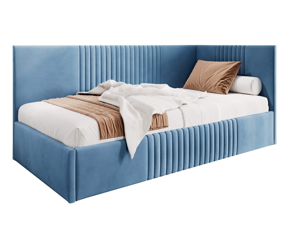 Designbett 120x200 cm, Jugendbett, Polsterbett mit Bettkasten, ohne Matratze, DYLAN SM 02 Designbett 120x200 cm, Jugendbett, Polsterbett mit Bettkasten, ohne Matratze, DYLAN SM 02