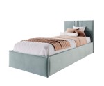 Jugendbett 100x200 cm, Einzelbett, Lattenrost mit Metallrahmen, Bettkasten, BORYS SM 02 Jugendbett 100x200 cm, Einzelbett, Lattenrost mit Metallrahmen, Bettkasten, BORYS SM 02