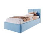 Jugendbett 100x200 cm, Einzelbett, Lattenrost mit Metallrahmen, Bettkasten, BORYS SM 02 Jugendbett 100x200 cm, Einzelbett, Lattenrost mit Metallrahmen, Bettkasten, BORYS SM 02
