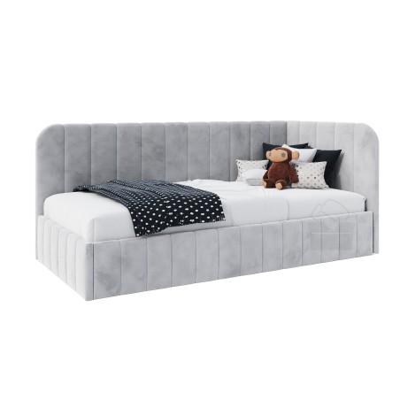 Einzelbett 80x200 cm ohne Bettkasten, mit Lattenrost, MARIO SL 01