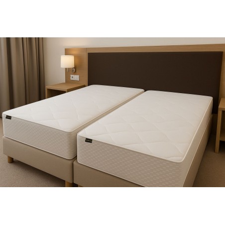 MATRESS DUO PO1 Zweiteiliger Matratzenbezug 160x200 cm, 2in1 mit Reißverschluss, Matratzenschutz, versteppt