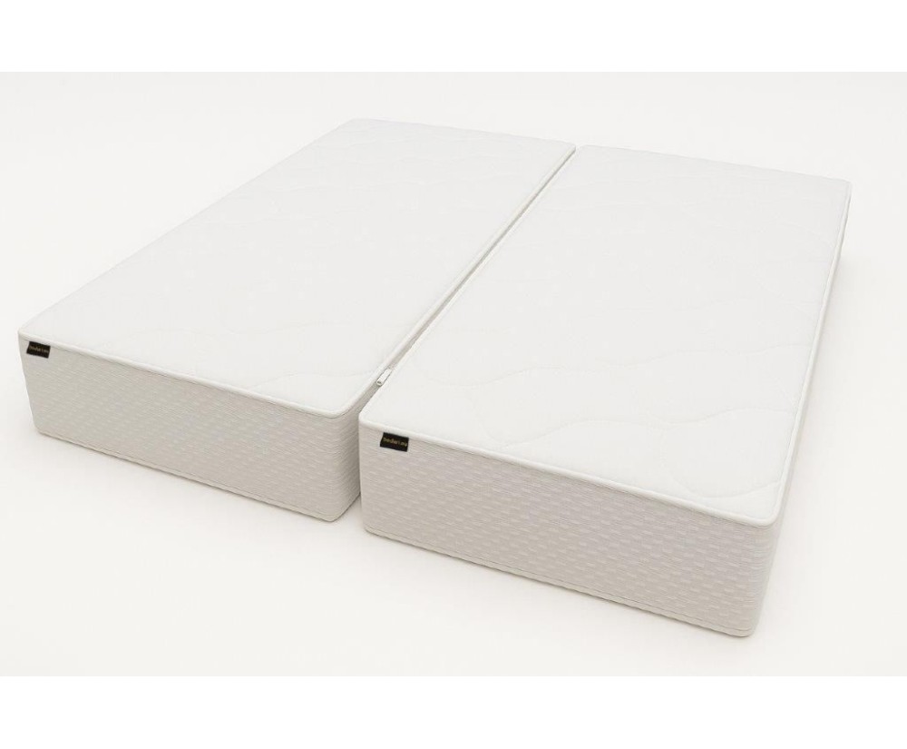 MATRESS DUO PO1 Zweiteiliger Matratzenbezug 160x200 cm, 2in1 mit Reißverschluss, Matratzenschutz, versteppt