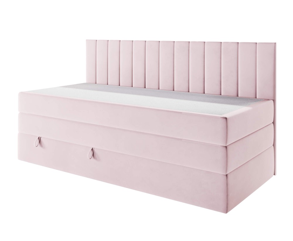 Kontinentalbett 80x200 cm mit Bettkasten und 2 Matratzen ideal für Jugendzimmer, Einzelbett INTARO A12-2 Kontinentalbett 80x200 cm mit Bettkasten und 2 Matratzen ideal für Jugendzimmer, Einzelbett INTARO A12-2