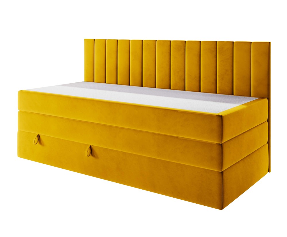 Kontinentalbett 80x200 cm mit Bettkasten und 2 Matratzen ideal für Jugendzimmer, Einzelbett INTARO A12-2 Kontinentalbett 80x200 cm mit Bettkasten und 2 Matratzen ideal für Jugendzimmer, Einzelbett INTARO A12-2
