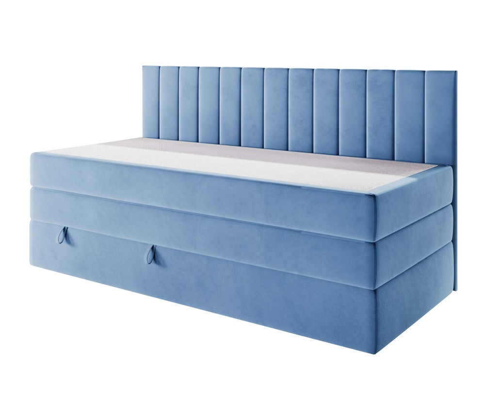 Kontinentalbett 80x200 cm mit Bettkasten und 2 Matratzen ideal für Jugendzimmer, Einzelbett INTARO A12-2 Kontinentalbett 80x200 cm mit Bettkasten und 2 Matratzen ideal für Jugendzimmer, Einzelbett INTARO A12-2