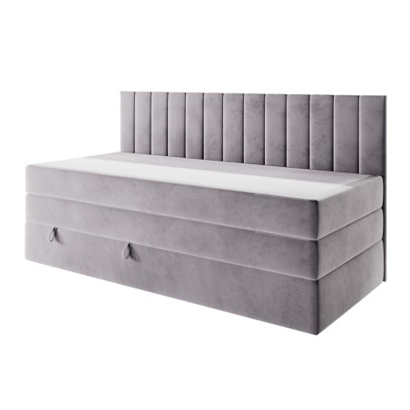 INTARO A12-2 Kontinentalbett 80x200 cm, Einzelbett mit Bettkasten ideal für Jugendzimmer