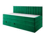 Boxspringbett 90x200 cm mit Stauraum ideal für kleine Schlafzimmer, Kontinentalbett INTARO A12-2