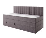 Boxspringbett 90x200 cm mit Stauraum ideal für kleine Schlafzimmer, Kontinentalbett INTARO A12-2 Boxspringbett 90x200 cm mit Stauraum ideal für kleine Schlafzimmer, Kontinentalbett INTARO A12-2