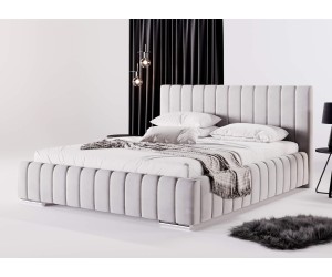 IMPERIA S07 Modernes Doppelbett 160x200 cm mit Kopfteil, Bettkasten, Lattenrost mit Metallrahmen