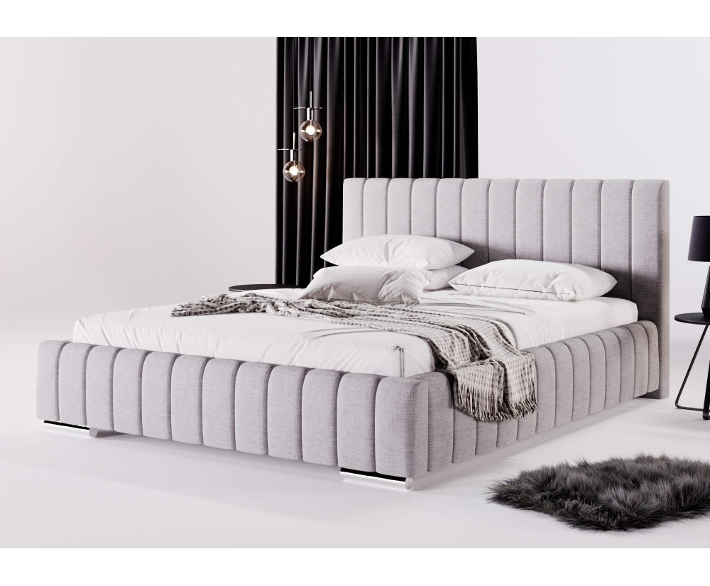 Ehebett 180x200 cm mit Bettkasten, Lattenrost mit Metallrahmen, Bett für Dachschräge, IMPERIA S07 Ehebett 180x200 cm mit Bettkasten, Lattenrost mit Metallrahmen, Bett für Dachschräge, IMPERIA S07