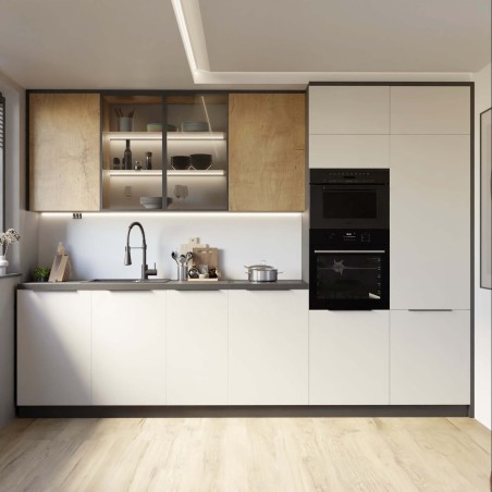 LATINA 3 Elegante Küche nach Maß, hochwertige Küchenmöbel, Küchenzeile, Farbvarianten