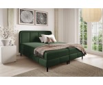 Kontinentalbett, Ehebett, Doppelbett mit Bettkasten, Ziernähte, PRATO K32 