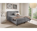 Kontinentalbett, Ehebett, Doppelbett mit Bettkasten, Ziernähte, PRATO K32 