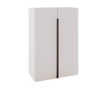 Elegante zweitürige Kommode 80 cm breit mit schwarzen Griffen, Sideboard, Kaschmir, KABO K1