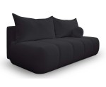 Elegante Couch mit Schlaffunktion und Bettkasten, weicher Bouclé-Stoff, Farbvarianten, KAMEL K3