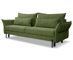 Moderne Couch mit Ausziehfunktion für Wohnzimmer, auf Füßen, Farbvarianten, KAMEL K4 Moderne Couch mit Ausziehfunktion für Wohnzimmer, auf Füßen, Farbvarianten, KAMEL K4