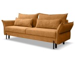 Moderne Couch mit Ausziehfunktion für Wohnzimmer, auf Füßen, Farbvarianten, KAMEL K4 Moderne Couch mit Ausziehfunktion für Wohnzimmer, auf Füßen, Farbvarianten, KAMEL K4