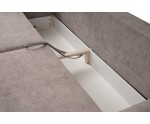 Moderne Couch mit Ausziehfunktion für Wohnzimmer, auf Füßen, Farbvarianten, KAMEL K4 Moderne Couch mit Ausziehfunktion für Wohnzimmer, auf Füßen, Farbvarianten, KAMEL K4