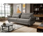 Moderne Couch mit Ausziehfunktion für Wohnzimmer, auf Füßen, Farbvarianten, KAMEL K4